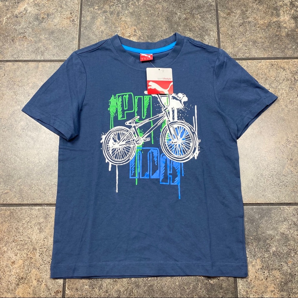 NEW! Boy’s Puma S/S T-Shirt Size Medium W/Tags